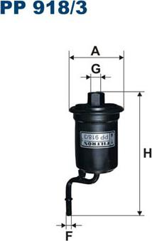 Filtron PP918/3 - Filtro carburante autozon.pro