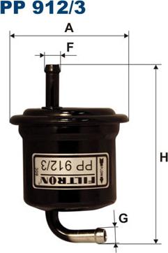 Filtron PP912/3 - Filtro carburante autozon.pro