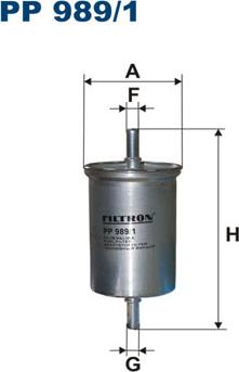 Filtron PP989/1 - Filtro carburante autozon.pro