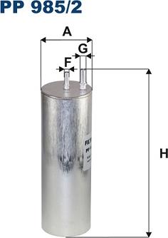 Filtron PP985/2 - Filtro carburante autozon.pro