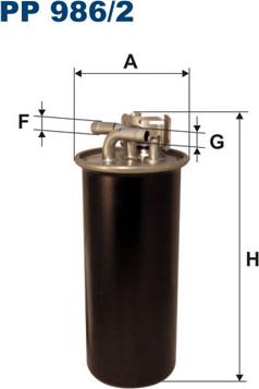 Filtron PP986/2 - Filtro carburante autozon.pro