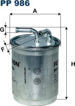 Filtron PP986 - Filtro carburante autozon.pro