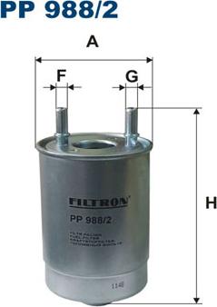 Filtron PP988/2 - Filtro carburante autozon.pro