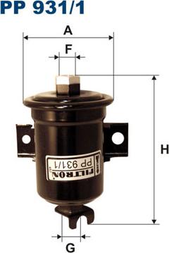 Filtron PP931/1 - Filtro carburante autozon.pro