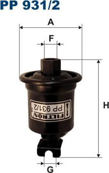 Filtron PP931/2 - Filtro carburante autozon.pro