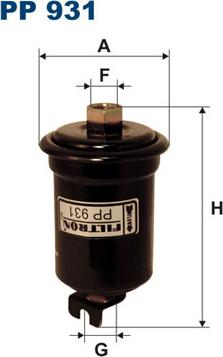 Filtron PP931 - Filtro carburante autozon.pro