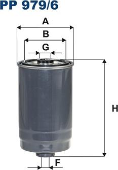 Filtron PP 979/6 - Filtro carburante autozon.pro