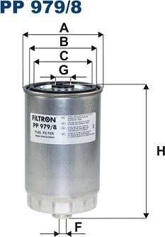 Filtron PP 979/8 - Filtro carburante autozon.pro