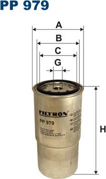 Filtron PP979 - Filtro carburante autozon.pro