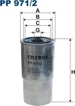 Filtron PP971/2 - Filtro carburante autozon.pro