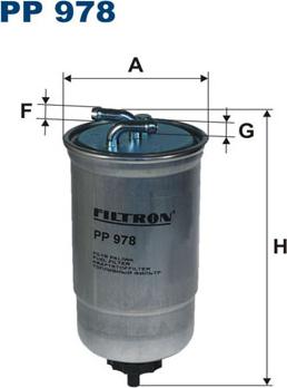 Filtron PP978 - Filtro carburante autozon.pro