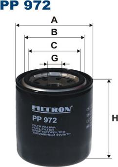 Filtron PP972 - Filtro carburante autozon.pro