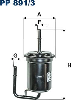 Filtron PP891/3 - Filtro carburante autozon.pro