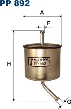 Filtron PP892 - Filtro carburante autozon.pro