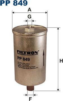 Filtron PP849 - Filtro carburante autozon.pro