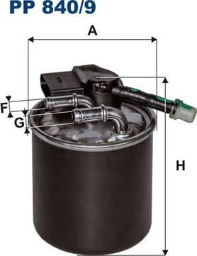 Filtron PP840/9 - Filtro carburante autozon.pro