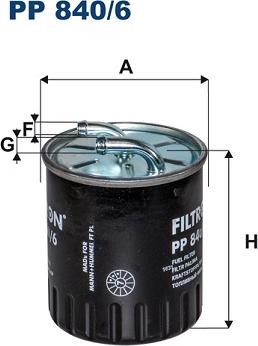 Filtron PP840/6 - Filtro carburante autozon.pro