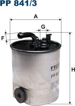 Filtron PP841/3 - Filtro carburante autozon.pro