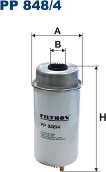 Filtron PP848/4 - Filtro carburante autozon.pro