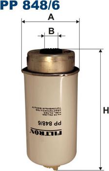 Filtron PP848/6 - Filtro carburante autozon.pro