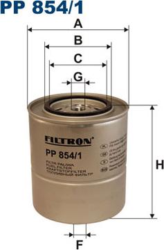 Filtron PP854/1 - Filtro carburante autozon.pro