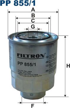 Filtron PP855/1 - Filtro carburante autozon.pro