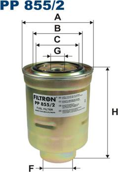 Filtron PP855/2 - Filtro carburante autozon.pro