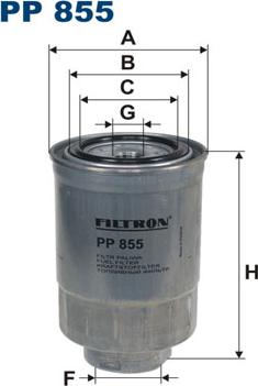 Filtron PP855 - Filtro carburante autozon.pro