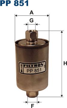 Filtron PP851 - Filtro carburante autozon.pro