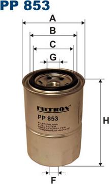 Filtron PP853 - Filtro carburante autozon.pro