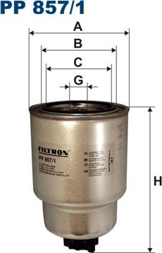 Filtron PP857/1 - Filtro carburante autozon.pro