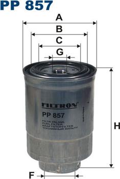 Filtron PP857 - Filtro carburante autozon.pro