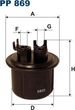 Filtron PP869 - Filtro carburante autozon.pro