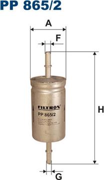 Filtron PP865/2 - Filtro carburante autozon.pro