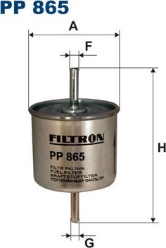 Filtron PP865 - Filtro carburante autozon.pro