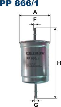 Filtron PP866/1 - Filtro carburante autozon.pro