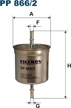 Filtron PP866/2 - Filtro carburante autozon.pro