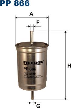 Filtron PP866 - Filtro carburante autozon.pro