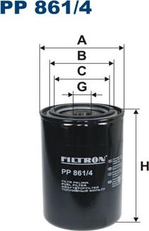 Filtron PP861/4 - Filtro carburante autozon.pro