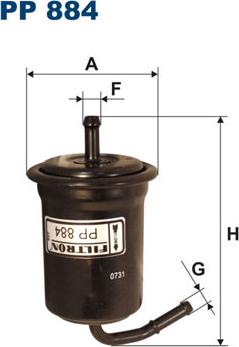 Filtron PP884 - Filtro carburante autozon.pro