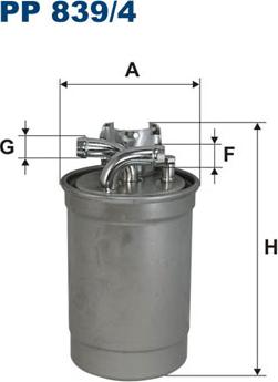 Filtron PP839/4 - Filtro carburante autozon.pro