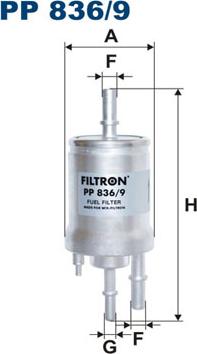 Filtron PP836/9 - Filtro carburante autozon.pro