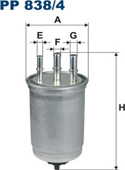 Filtron PP838/4 - Filtro carburante autozon.pro