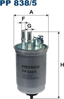 Filtron PP838/5 - Filtro carburante autozon.pro