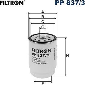 Filtron PP 837/3 - Filtro carburante autozon.pro