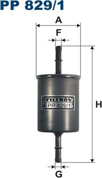 Filtron PP829/1 - Filtro carburante autozon.pro