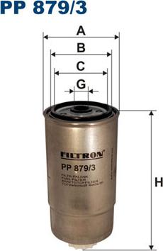 Filtron PP879/3 - Filtro carburante autozon.pro