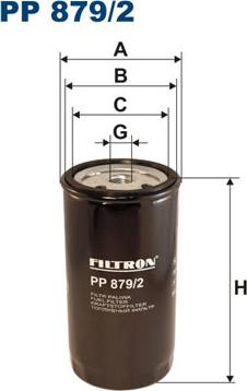 Filtron PP879/2 - Filtro carburante autozon.pro