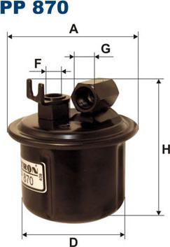 Filtron PP870 - Filtro carburante autozon.pro