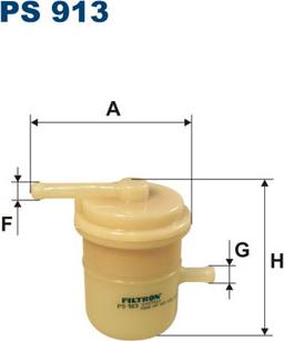 Filtron PS913 - Filtro carburante autozon.pro